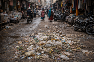 જંબુસર મુખ્ય બજારમાં ગંદકી અને અવ્યવસ્થા, વેપારીઓ પરેશાન