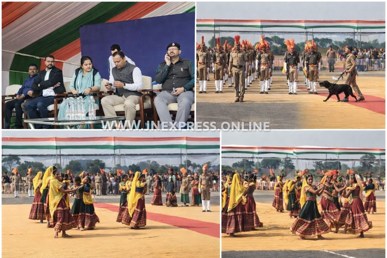 Republic Day rehearsal in Amod jn express