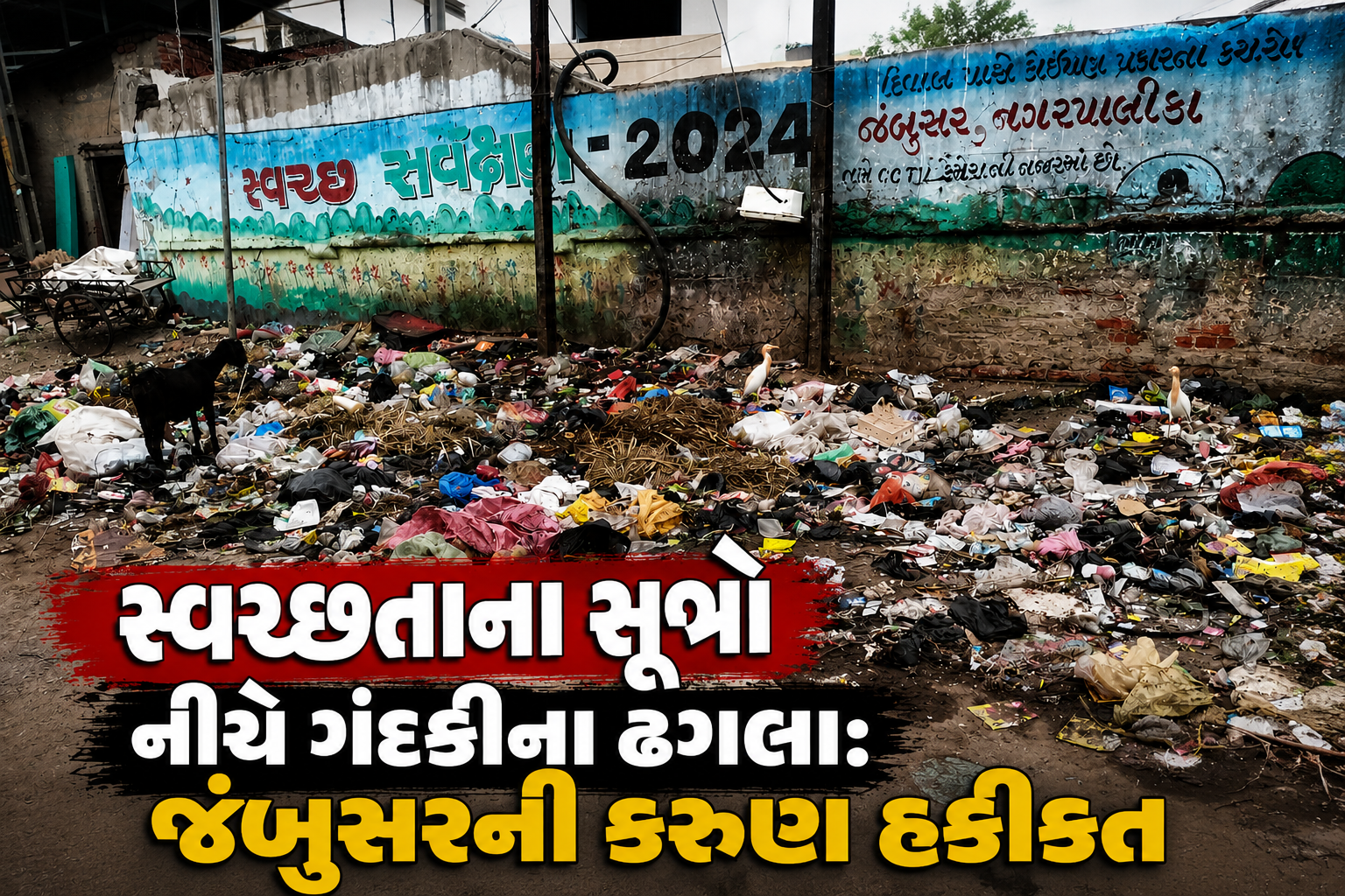 swachh abhiyan pol khuli jambusar JN EXPRESS